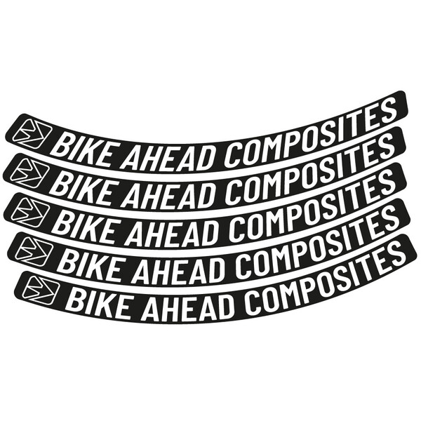 Bike Ahead Composites Biturbo RS Pegatinas en vinilo adhesivo Llanta MTB