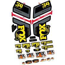 Fox 34 Step Cast Performance Pegatinas en vinilo adhesivo Horquilla