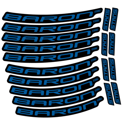 Pegatinas para Llanta MTB Stans Baron CB7 en vinilo adhesivo stickers graphics calcas adesivi autocollants