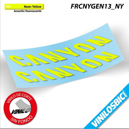 Pegatinas para Cuadro Canyon en vinilo adhesivo stickers graphics calcas adesivi autocollants