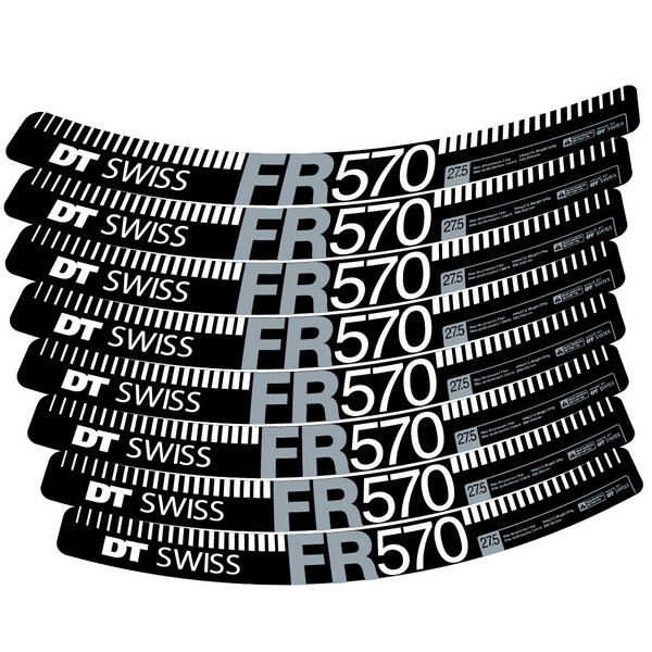 DT Swiss FR 570 Pegatinas en vinilo adhesivo Llanta MTB