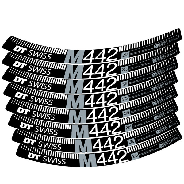 DT Swiss M442 Pegatinas en vinilo adhesivo Llanta MTB