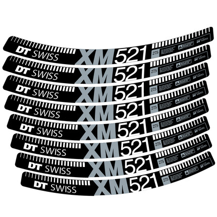 Pegatinas para Llanta MTB DT Swiss XM521 en vinilo adhesivo stickers graphics calcas adesivi autocollants