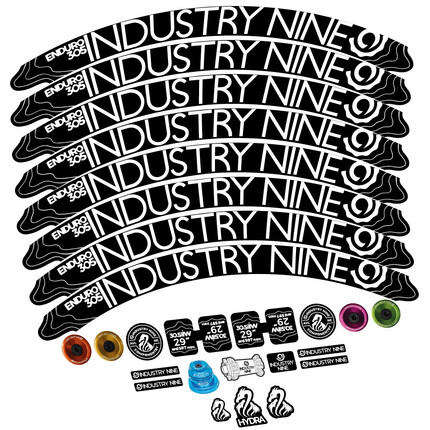 Pegatinas para Llanta MTB Industry Nine Enduro 305 V2 en vinilo adhesivo stickers graphics calcas adesivi autocollants