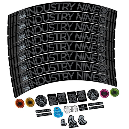 Pegatinas para Llanta MTB Industry Nine Enduro 305 V3 en vinilo adhesivo stickers graphics calcas adesivi autocollants