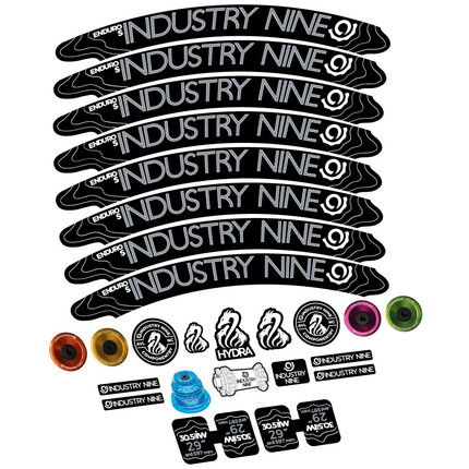 Pegatinas para Llanta MTB Industry Nine Enduro S Hydra en vinilo adhesivo stickers graphics calcas adesivi autocollants
