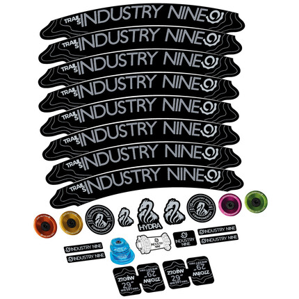 Pegatinas para Llanta MTB Industry Nine Trail S en vinilo adhesivo stickers graphics calcas adesivi autocollants