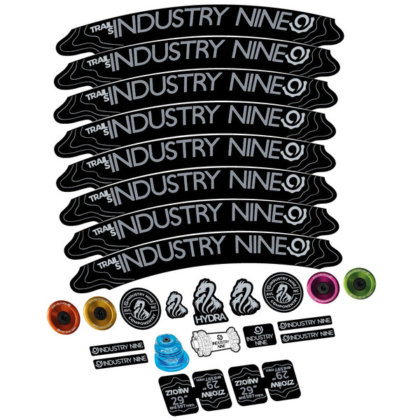 Industry Nine Trail S Pegatinas en vinilo adhesivo Llanta MTB