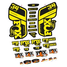Fox 34 Performance SC 2021 Pegatinas en vinilo adhesivo Horquilla
