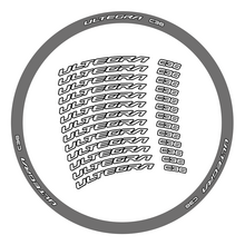Pegatinas para Shimano Ultegra C36 Pegatinas en vinilo adhesivo llantas Carretera perfil 36mm Freno disco en vinilo adhesivo stickers graphics calcas adesivi autocollants