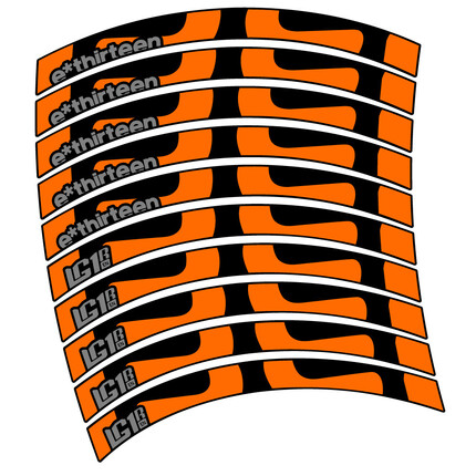 Pegatinas para Llanta MTB E-Thirteen LG1R EN en vinilo adhesivo stickers graphics calcas adesivi autocollants