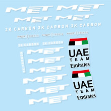 MET Trenta 3K Carbon UAE Pegatinas en vinilo adhesivo Casco