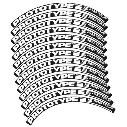Pegatinas para Llanta MTB Proto. Pro Tour 2016 en vinilo adhesivo stickers graphics calcas adesivi autocollants