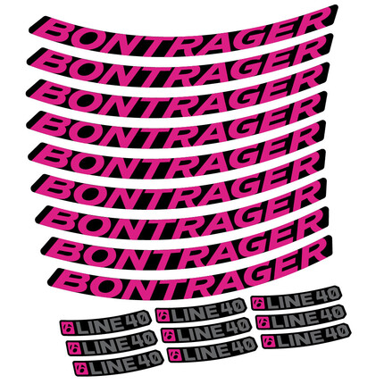 Pegatinas para Llanta MTB Bontrager Line 40 en vinilo adhesivo stickers graphics calcas adesivi autocollants