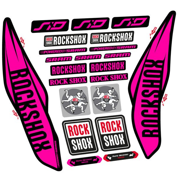 Rock Shox Sid 2017 Pegatinas en vinilo adhesivo Horquilla