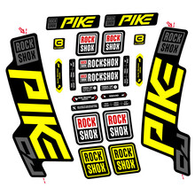 Rock Shox Pike DJ Pegatinas en vinilo adhesivo Horquilla
