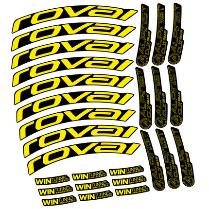 Pegatinas para Roval Alpinist CLX Disc 33 en vinilo adhesivo stickers graphics calcas adesivi autocollants