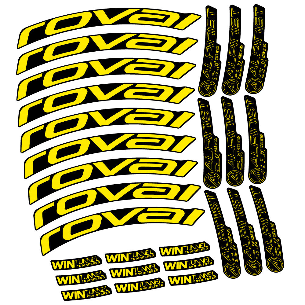 Roval Alpinist CLX Disc 33 Pegatinas en vinilo adhesivo Llanta Carretera