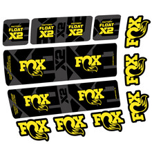 Fox Float X2 Factory Pegatinas en vinilo adhesivo Amortiguador