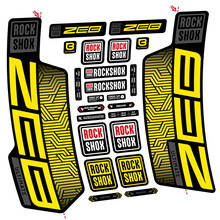 Rock Shox Zeb Ultimate Flight Attendant Pegatinas en vinilo adhesivo Horquilla