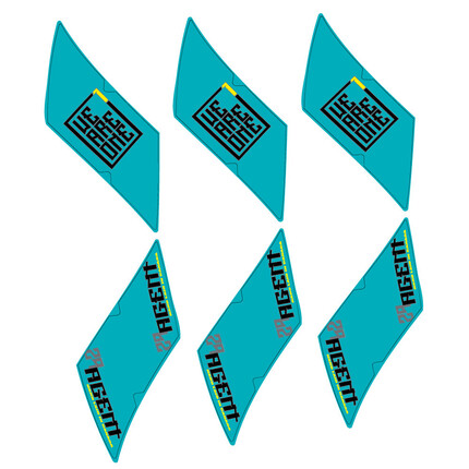 Pegatinas para Llanta MTB WeAreOne Agent en vinilo adhesivo stickers graphics calcas adesivi autocollants