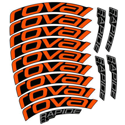 Pegatinas para Llanta Carretera Roval Rapide CL en vinilo adhesivo stickers graphics calcas adesivi autocollants