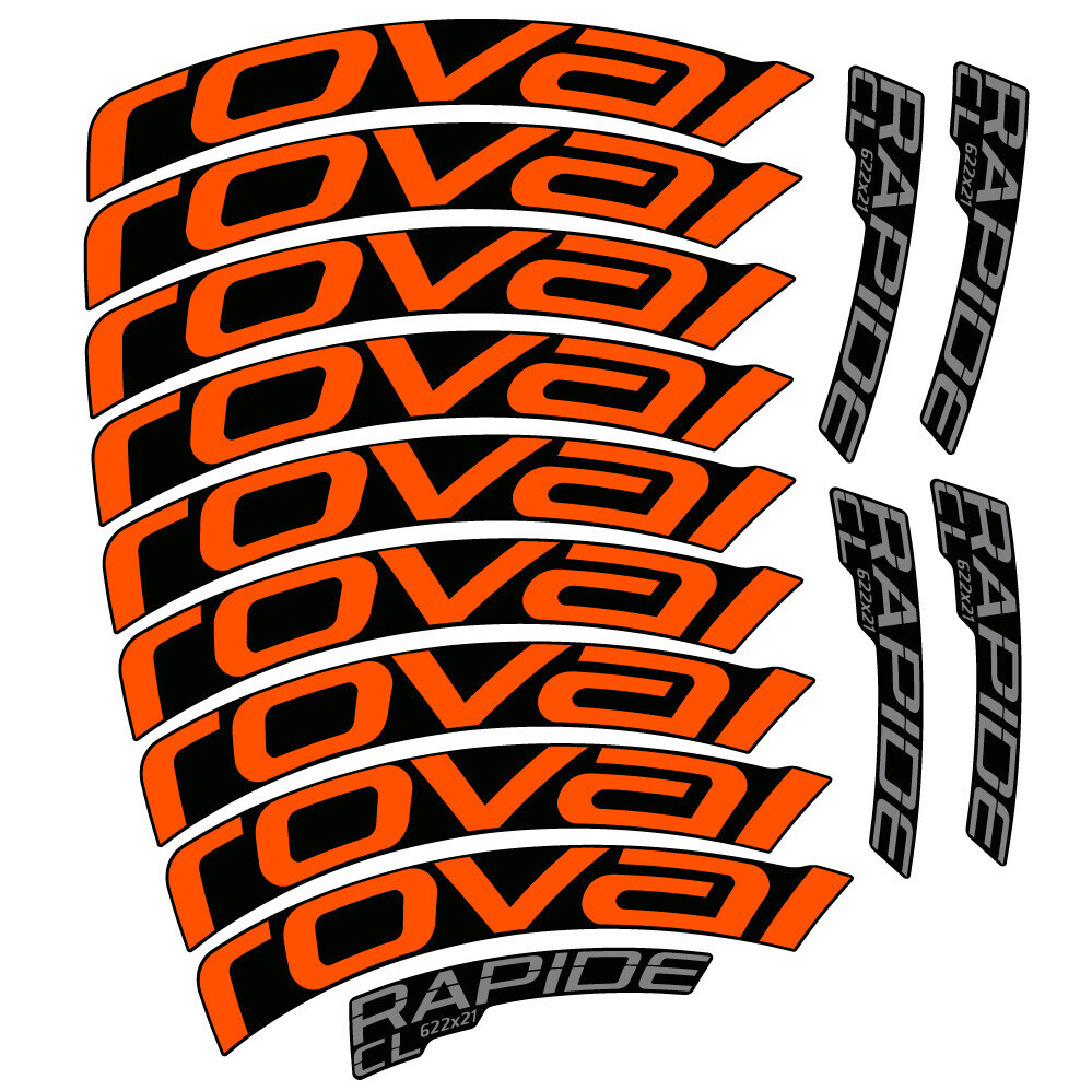 Roval Rapide CL Pegatinas en vinilo adhesivo Llanta Carretera