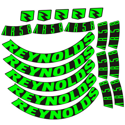 Pegatinas para Llanta Carretera 58mm Reynolds AR58 DB Disc en vinilo adhesivo stickers graphics calcas adesivi autocollants