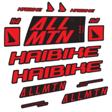 Haibike Allmtn 7 2022 Pegatinas en vinilo adhesivo Cuadro
