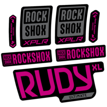Rock Shox Rudy XL Ultimate Pegatinas en vinilo adhesivo Horquilla