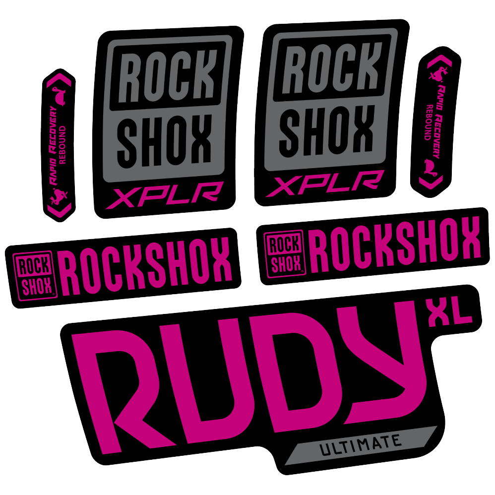 Rock Shox Rudy XL Ultimate Pegatinas en vinilo adhesivo Horquilla
