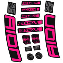 SR Suntour Aion 36 Boost White Pegatinas en vinilo adhesivo hORQUILLA