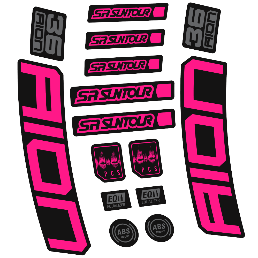 SR Suntour Aion 36 Boost White Pegatinas en vinilo adhesivo hORQUILLA