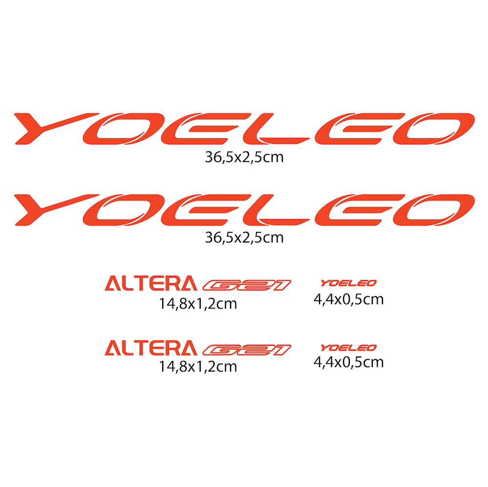 Yoeleo Pegatinas en vinilo adhesivo compatibles