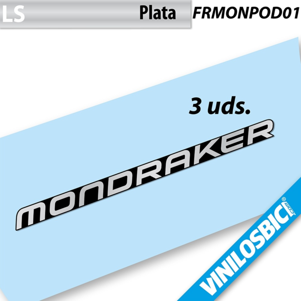 Mondraker 2021, Pegatinas vinilo adhesivo cuadro (3)