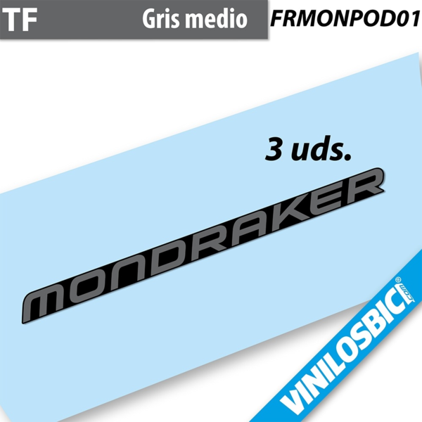 Mondraker 2021, Pegatinas vinilo adhesivo cuadro (5)