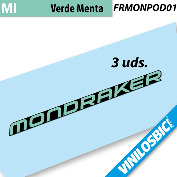 Mondraker 2021, Pegatinas vinilo adhesivo cuadro (9)