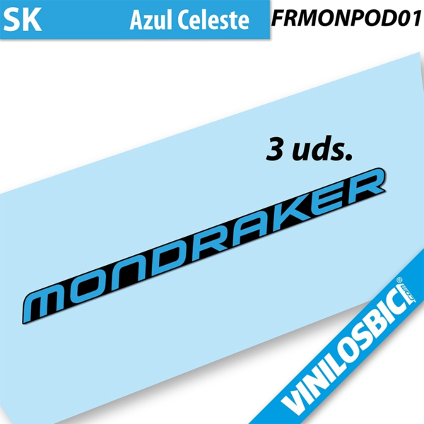 Mondraker 2021, Pegatinas vinilo adhesivo cuadro (12)