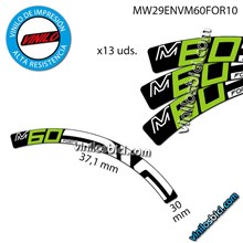 Enve M60 29" vinilos llantas
