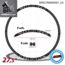 Industry Nine, vinilos adhesivos para llantas 27,5