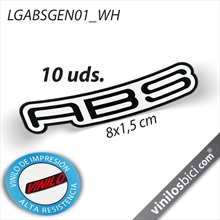ABS, vinilos adhesivos para moto