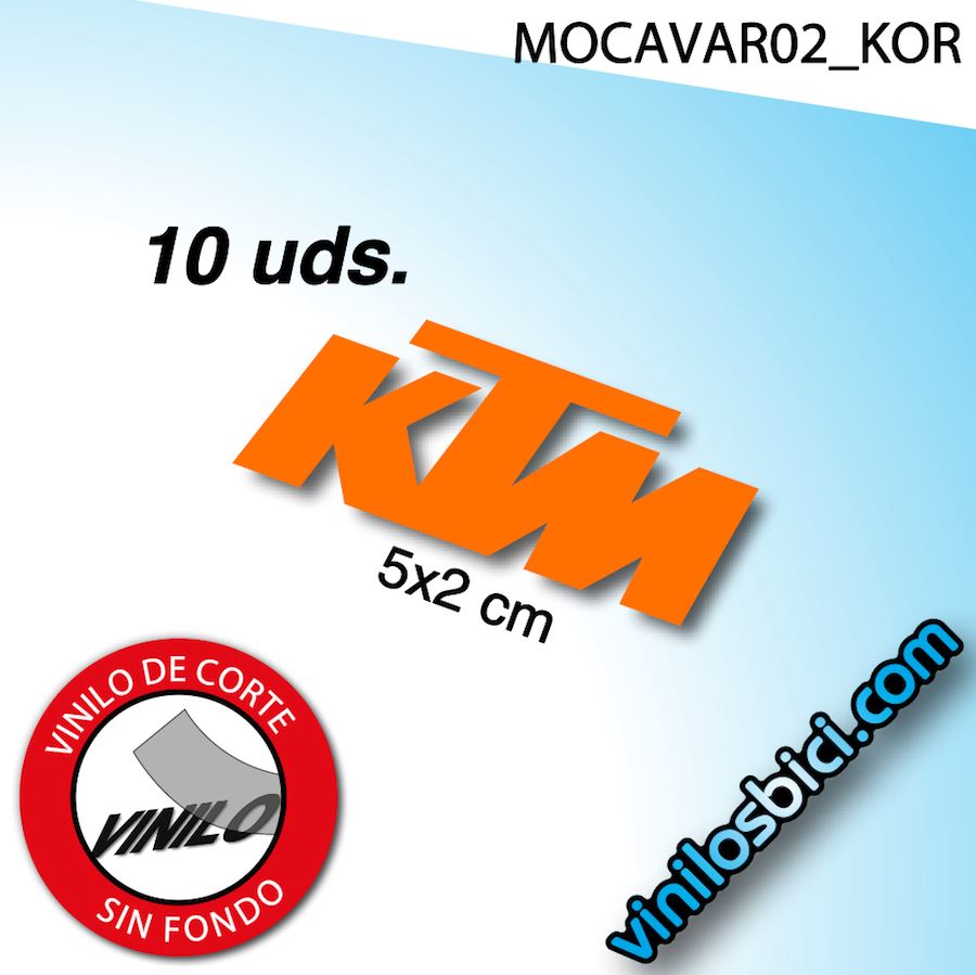 Adhesivos moto personalizados KTM