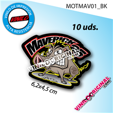 Moto, vinilos adhesivos Maverick 25