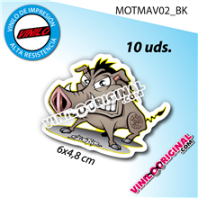 Moto, vinilos adhesivos Maverick 25