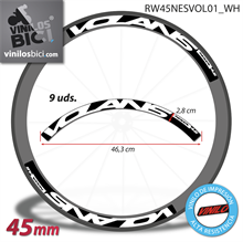 Nesta Volans vinilos adhesivos llanta perfil 45mm