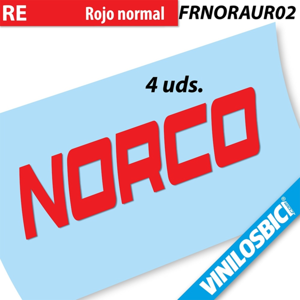 Norco Pegatinas en vinilo adhesivo Cuadro (10)