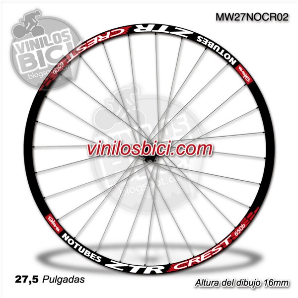 Notubes ZTR Crest Costum 27,5 Adhesivos