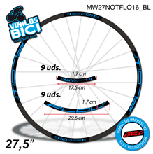Notubes ZTR Flow MK3, Vinilos adhesivos llanta 27,5"