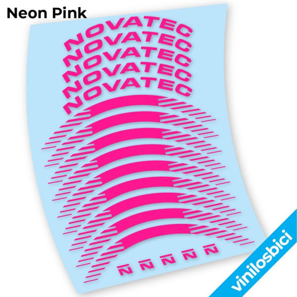 Novatec R3 Disc Pegatinas en vinilo adhesivo llanta (15)