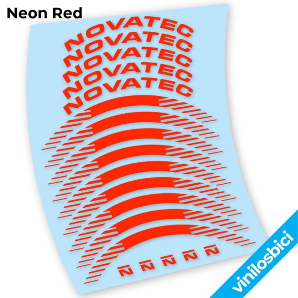 Novatec R3 Disc Pegatinas en vinilo adhesivo llanta (16)